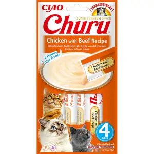 Churu Cat Chicken with Beef 4x14g