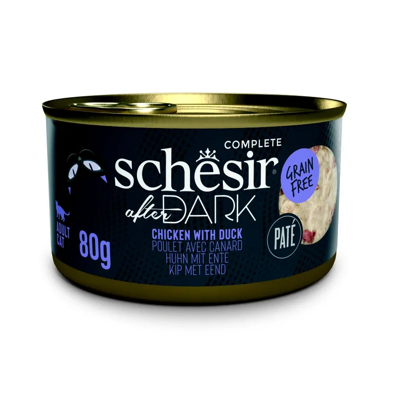 Schesir Cat After Dark Paté 80g kuře s kachnou