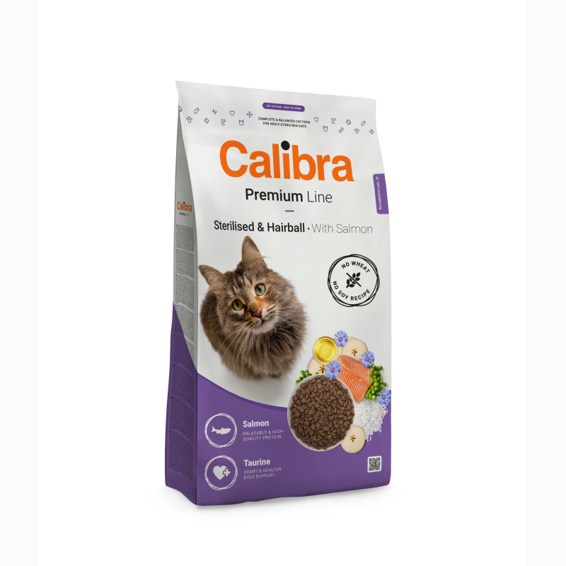Calibra Cat Premium Line Sterilised & Hairball 2kg