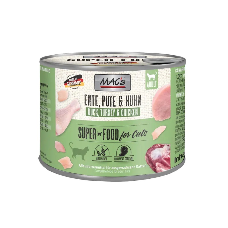 MAC's Cat 200g kachna, krůta, kuře