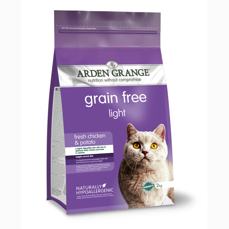 Arden Grange GF Cat Adult Light Fresh Chicken & Potato 2kg