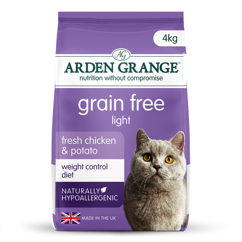 Arden Grange GF Cat Adult Light Fresh Chicken & Potato 4kg