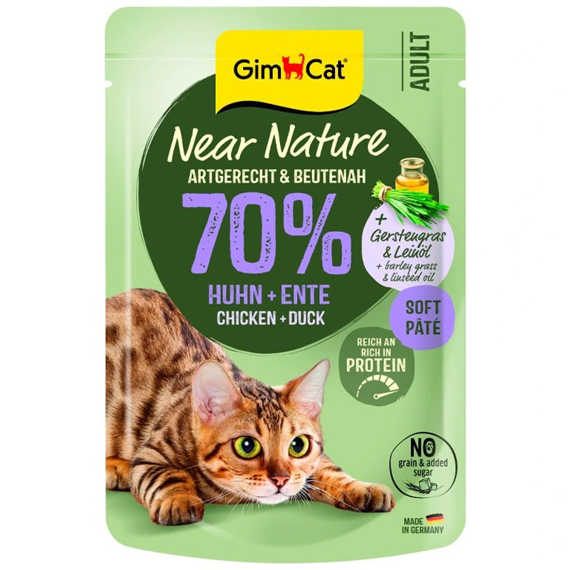 GimCat Near Nature kuře a kachna 85g