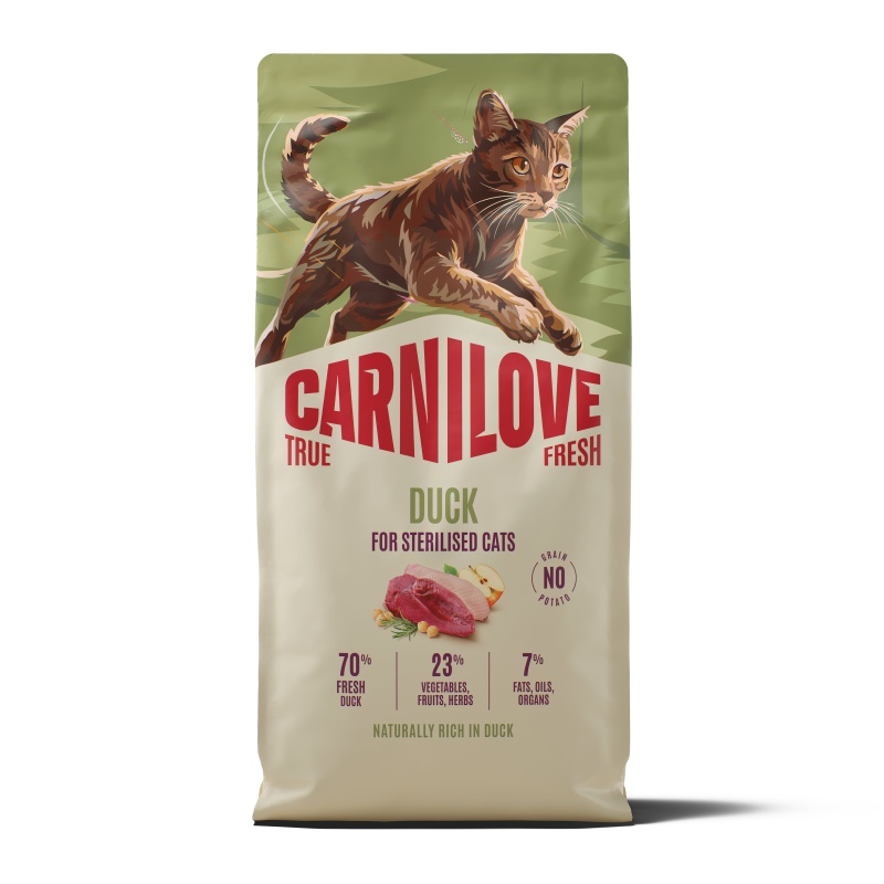 Carnilove TRUE FRESH Duck for Sterilised Cats 6kg