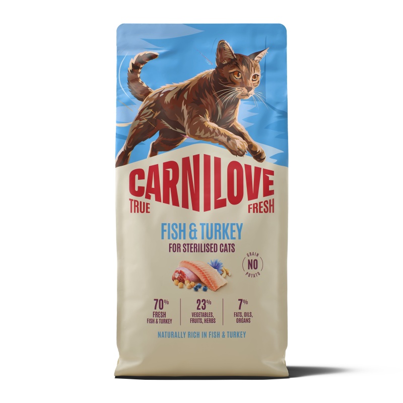 Carnilove TRUE FRESH Fish & Turkey for Sterilised Cats 6kg