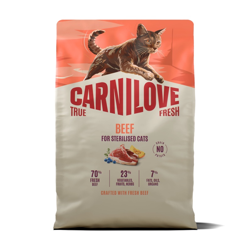Carnilove TRUE FRESH Beef for Sterilised Cats 2kg
