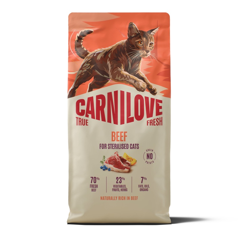 Carnilove TRUE FRESH Beef for Sterilised Cats 6kg