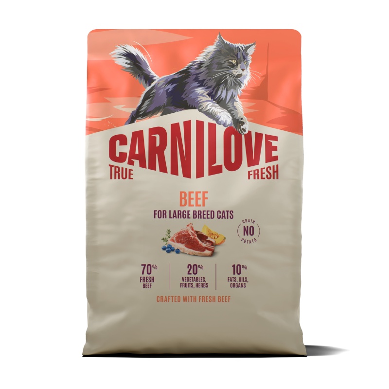 Carnilove TRUE FRESH Beef for Large Breed Cats 2kg