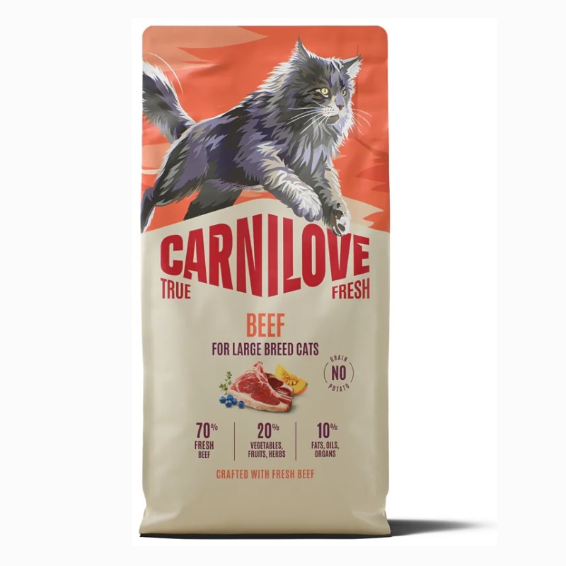 Carnilove TRUE FRESH Beef for Large Breed Cats 6kg