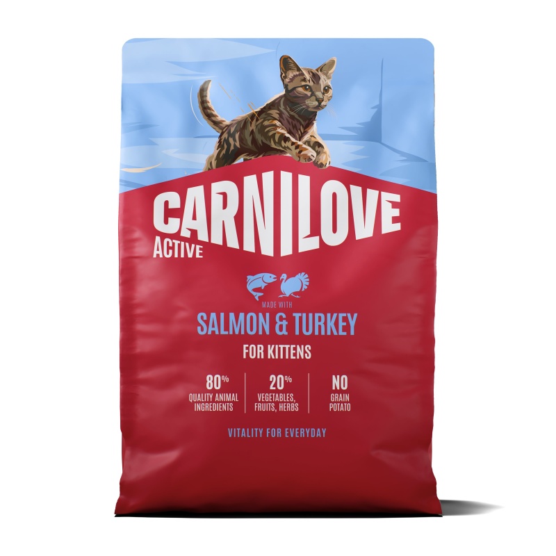 Carnilove ACTIVE DRY Salmon & Turkey for Kittens 2kg