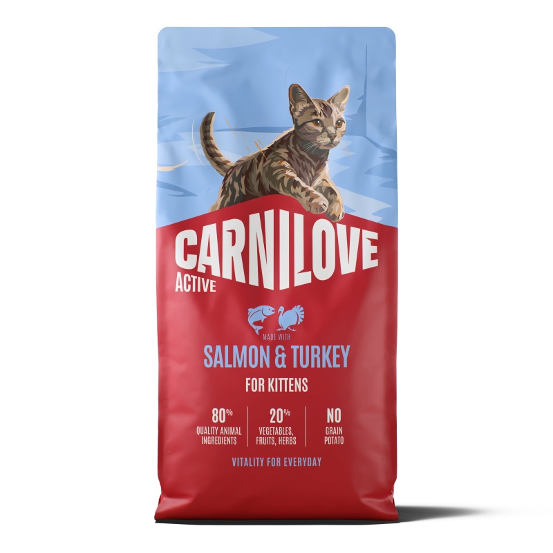 Carnilove ACTIVE DRY Salmon & Turkey for Kittens 6kg