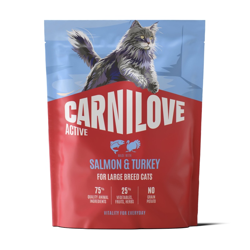 Carnilove ACTIVE DRY Salmon & Turkey for Large Cats 400g