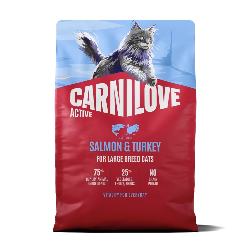 Carnilove ACTIVE DRY Salmon & Turkey for Large Cats 2kg