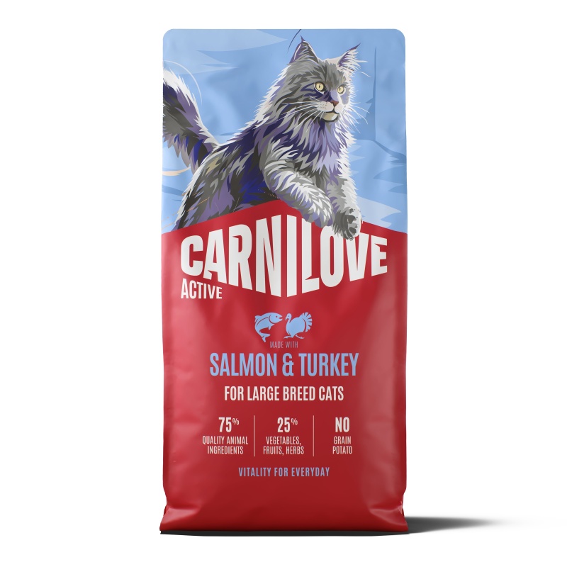 Carnilove ACTIVE DRY Salmon & Turkey for Large Cats 6kg