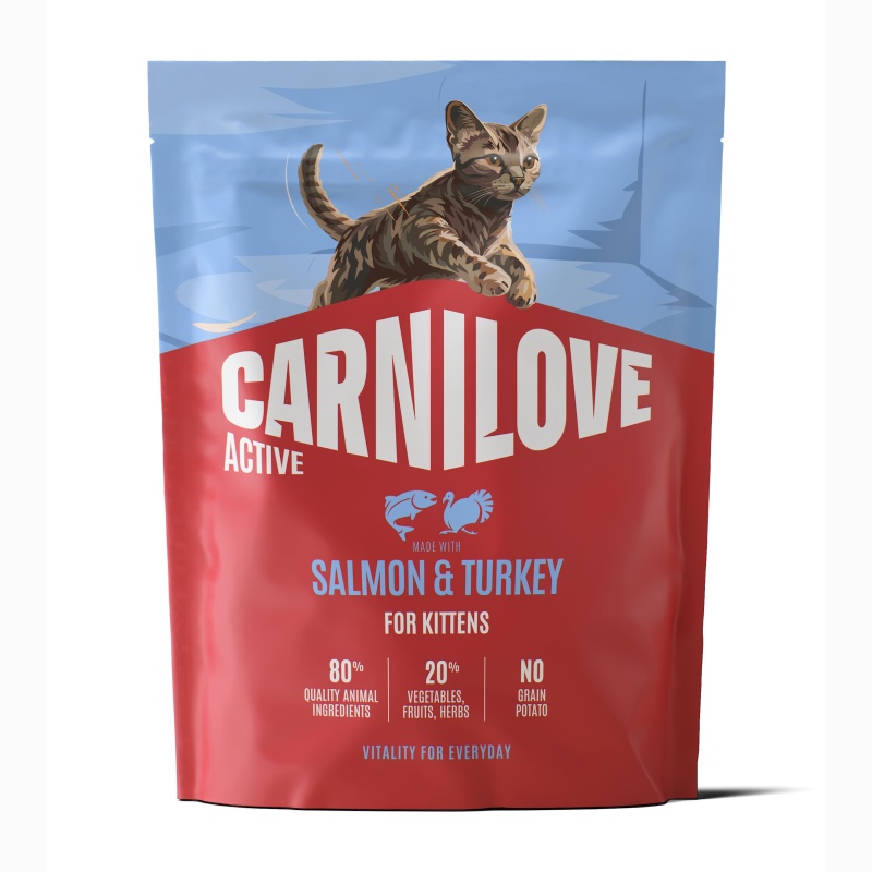 Carnilove ACTIVE DRY Salmon & Turkey for Kittens 400g