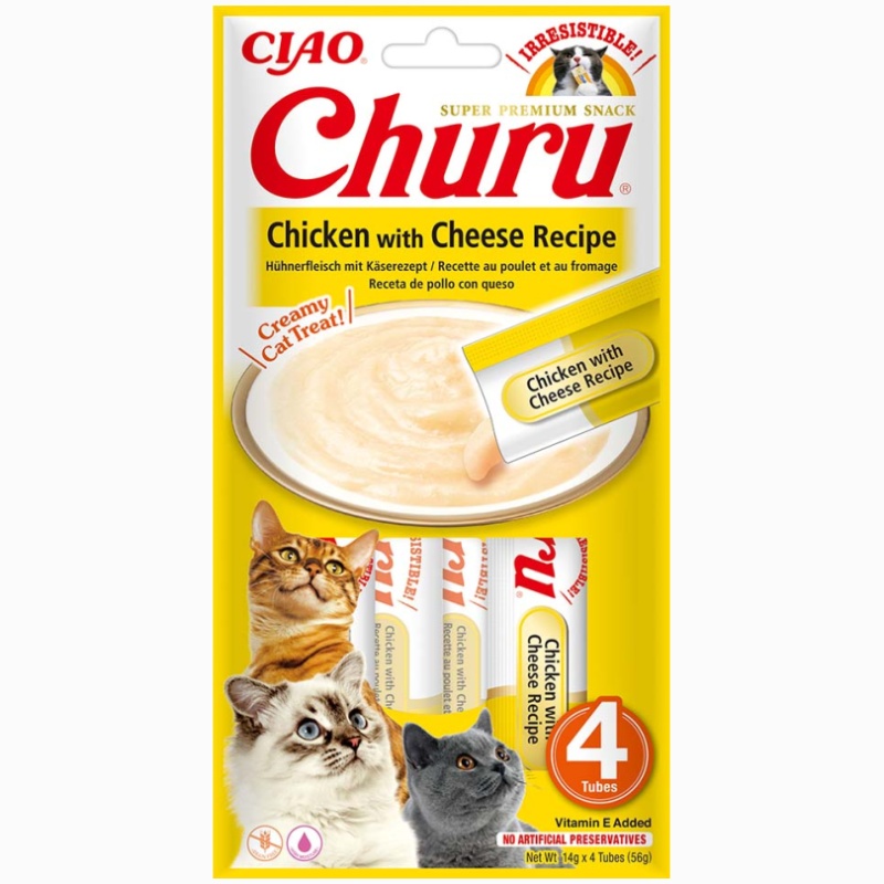 Churu Cat Chicken with Cheese 4x14g