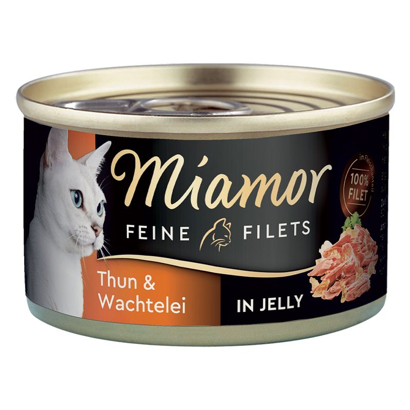 MIAMOR jemné plátky 100g tuňák, křepelčí vejce