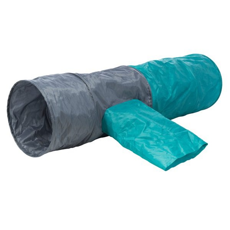 Nylonový tunel pro kočky s rukávky