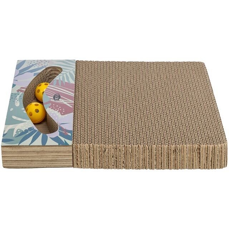 Škrábací karton s hračkou barevný