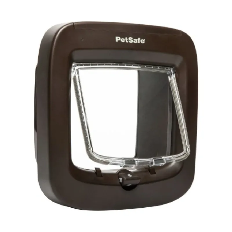 Kočičí dvířka PetSafe do 8kg hnědá
