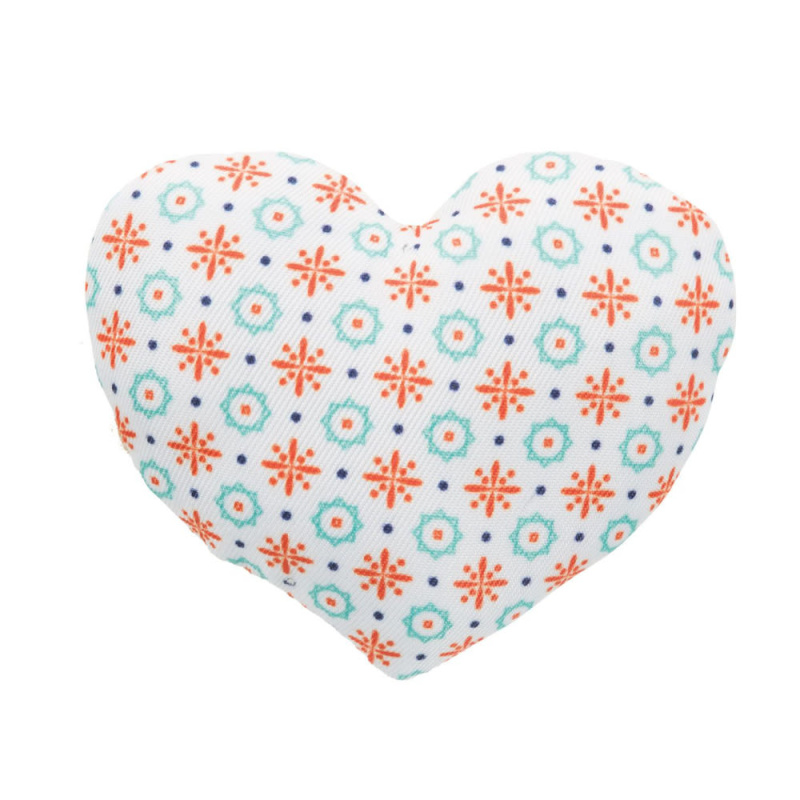 Srdíčko s jutou a catnipem 8cm (poslední kus skladem)