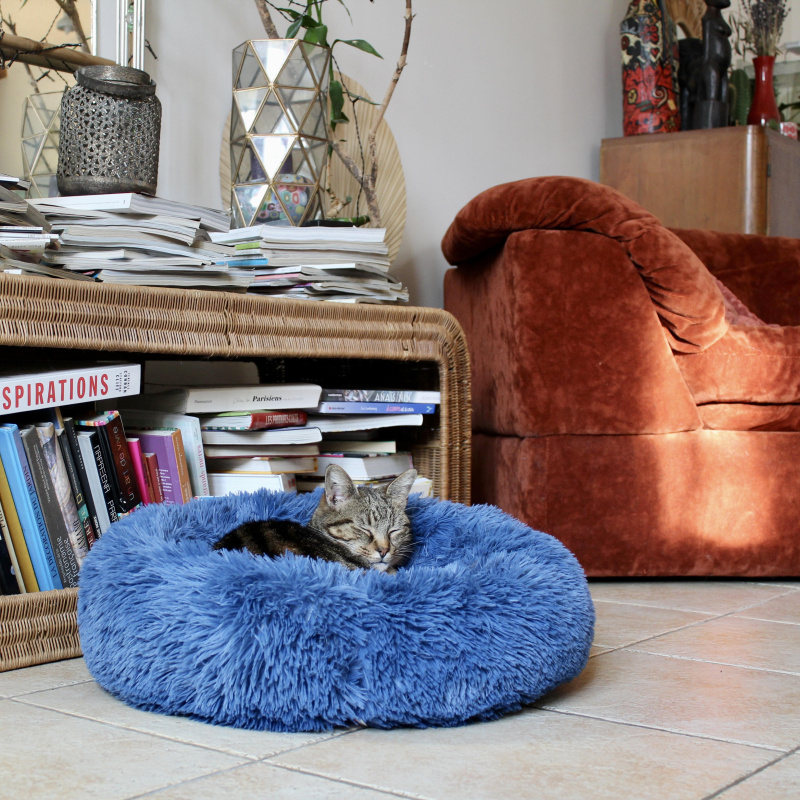 Pelíšek NOÉ s dlouhým vlasem 50cm zelená