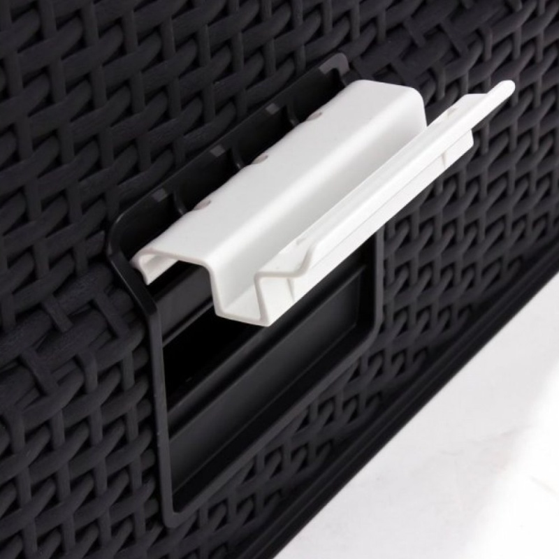 Toaleta pro kočky Curver Rattan antracit